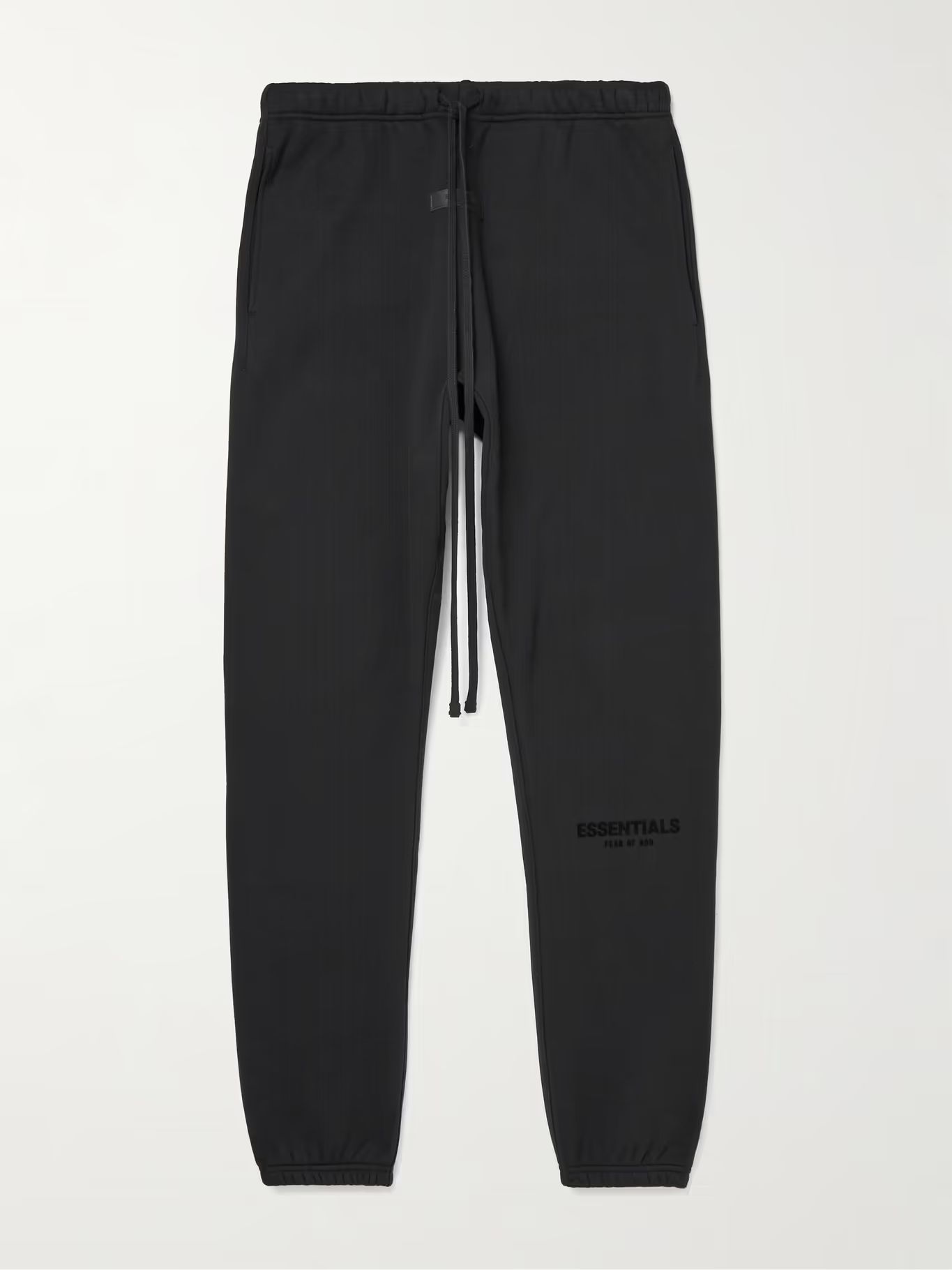 Tapered Logo-Flocked Cotton-Blend Jersey Sweatpants | Mr Porter (US & CA)