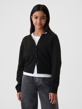 Kids CashSoft Cropped Cardigan | Gap (US)