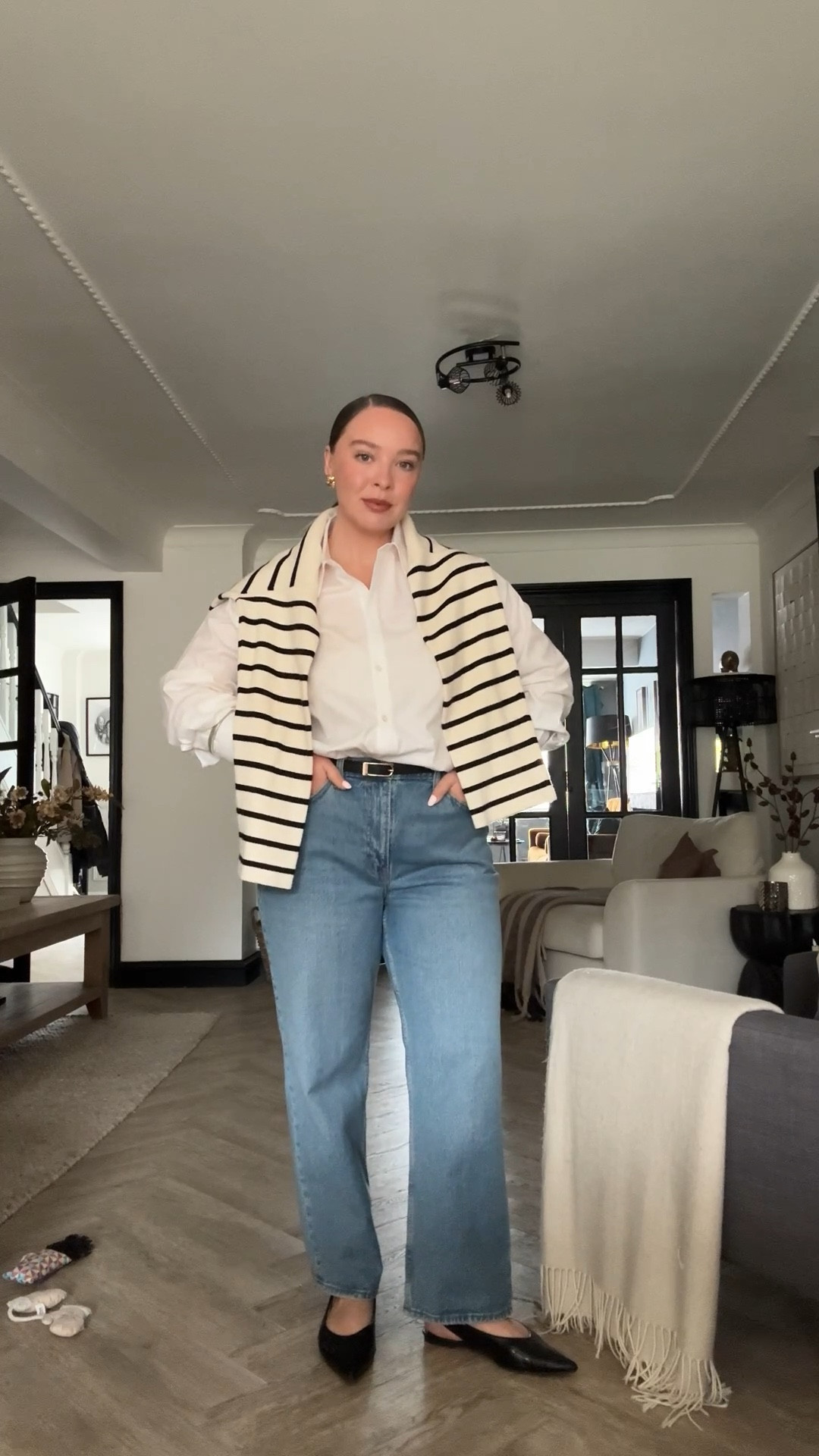Classic spring OOTD 🙌🏻

I wear a 31 short in the jeans and an M in the shirt 

#LTKjeans #LTKspring #LTKmidsize