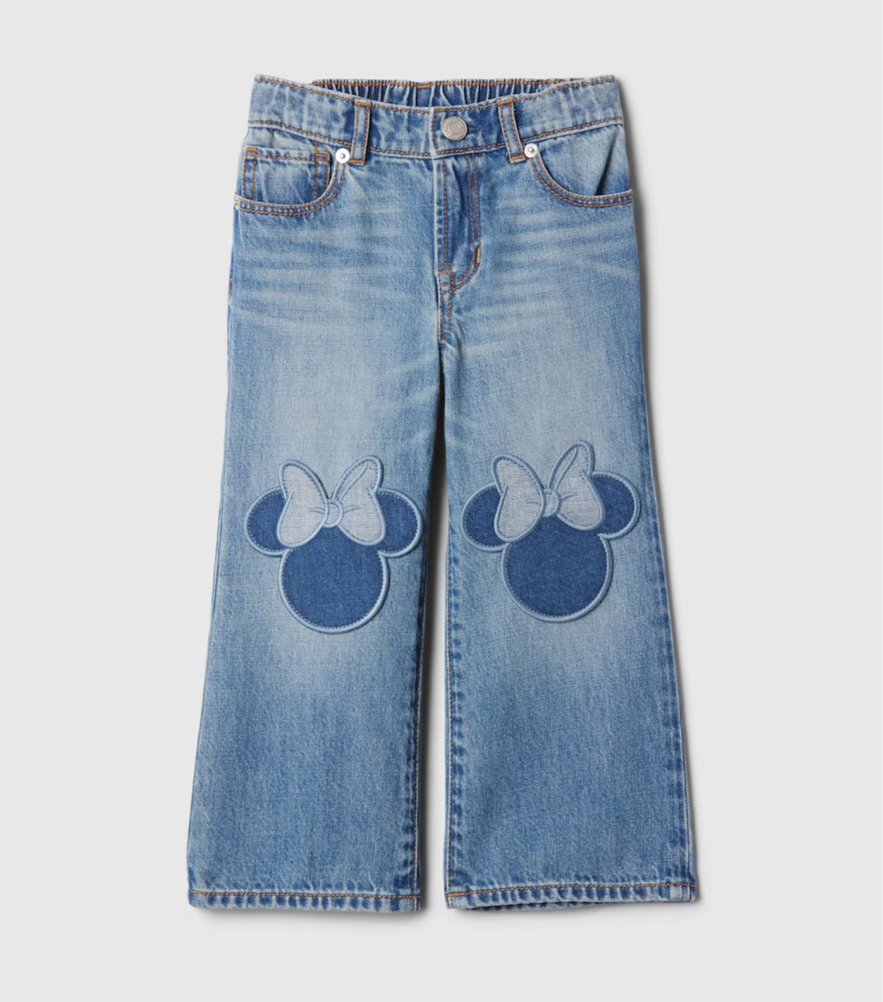 Denim Minnie Mouse Pants 😍

#LTKFamily #LTKBaby #LTKKids