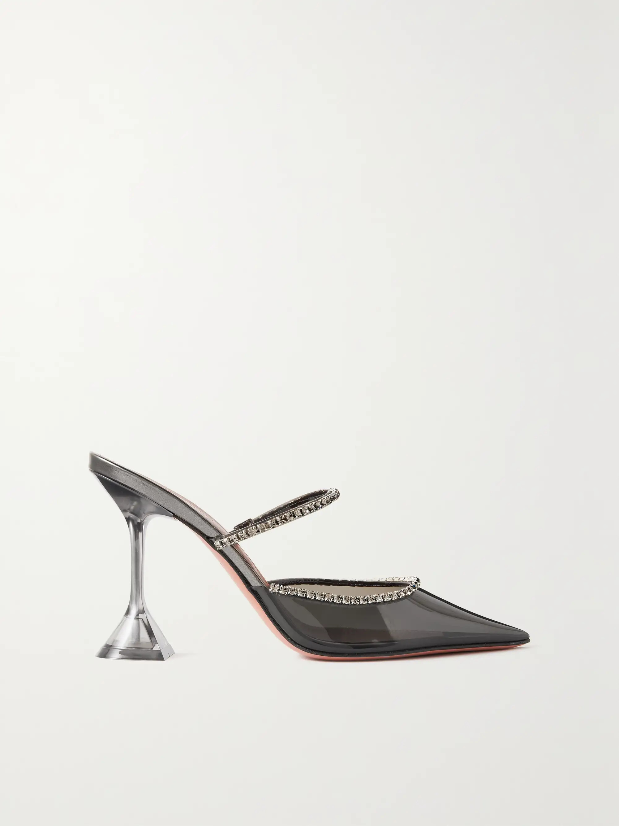 Gilda crystal-embellished leather and PVC pumps | NET-A-PORTER (US)
