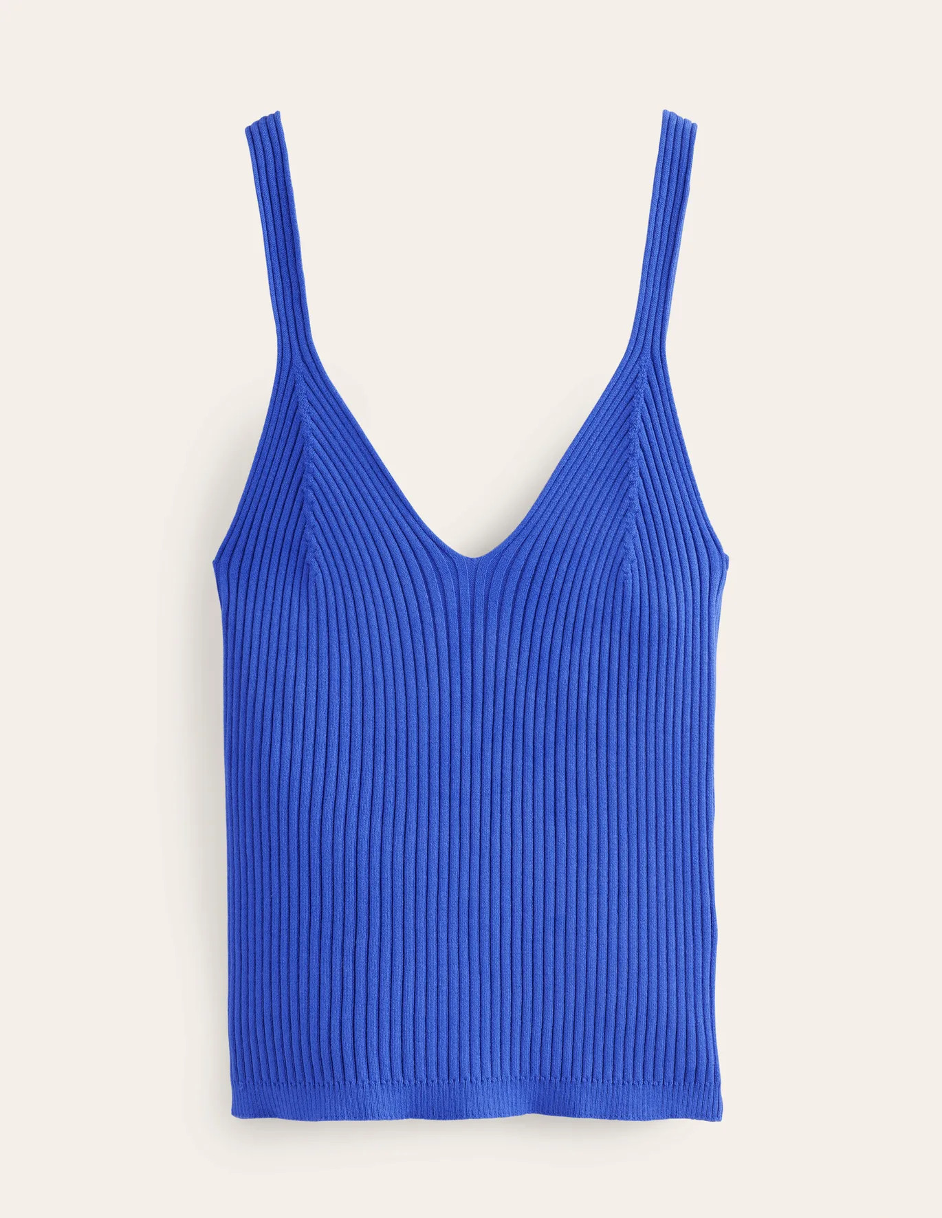 Ribbed Vest Top - Nebulus Blue | Boden (US)