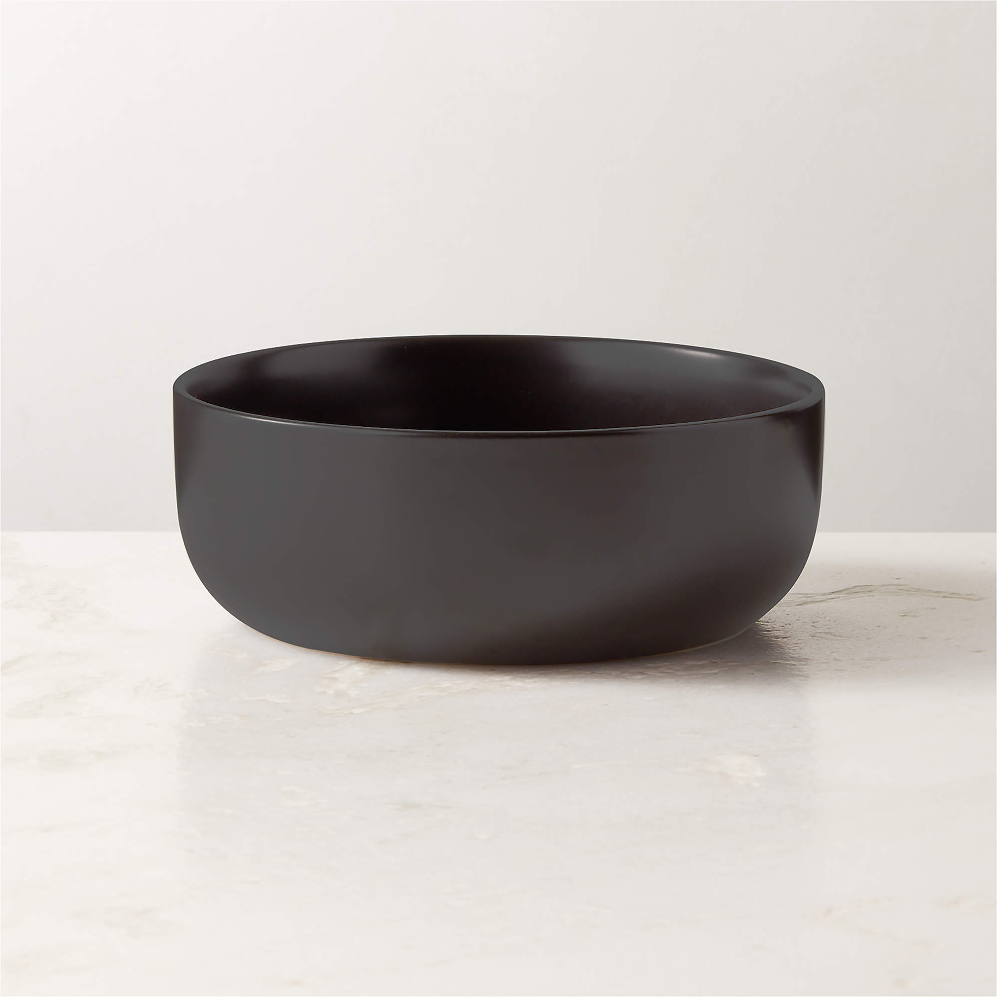 Mori Matte Black Soup Bowl + Reviews | CB2 | CB2