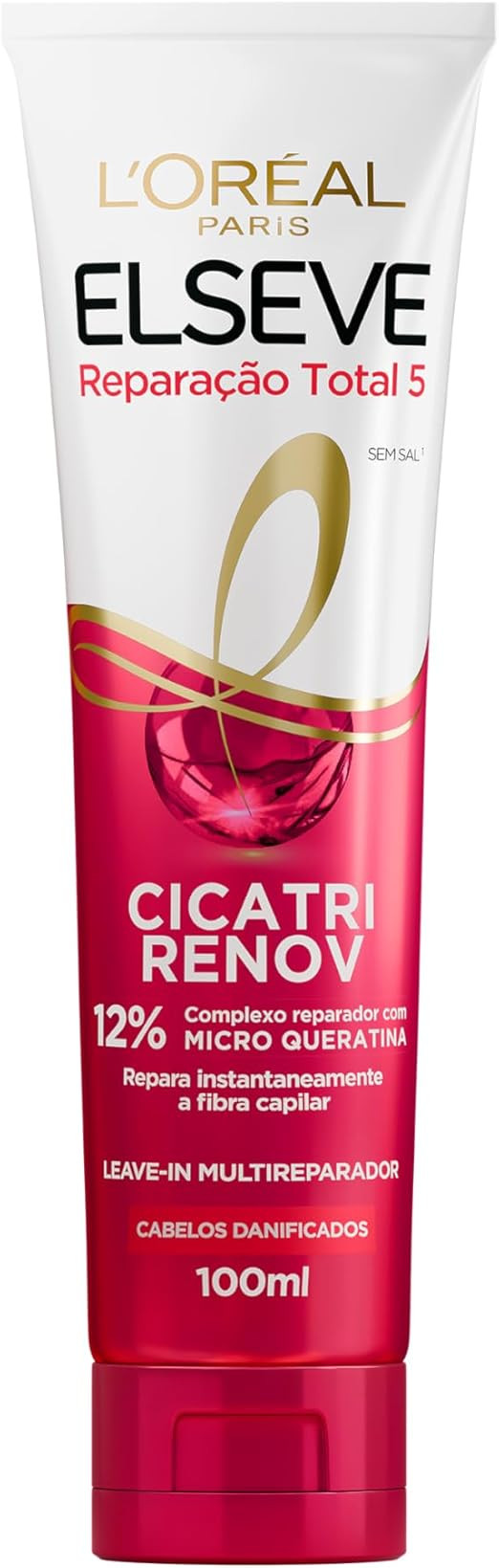 Leave-In L'Oréal Paris Elseve Reparação Total 5 Cicatri Renov 100ml | Amazon (BR)