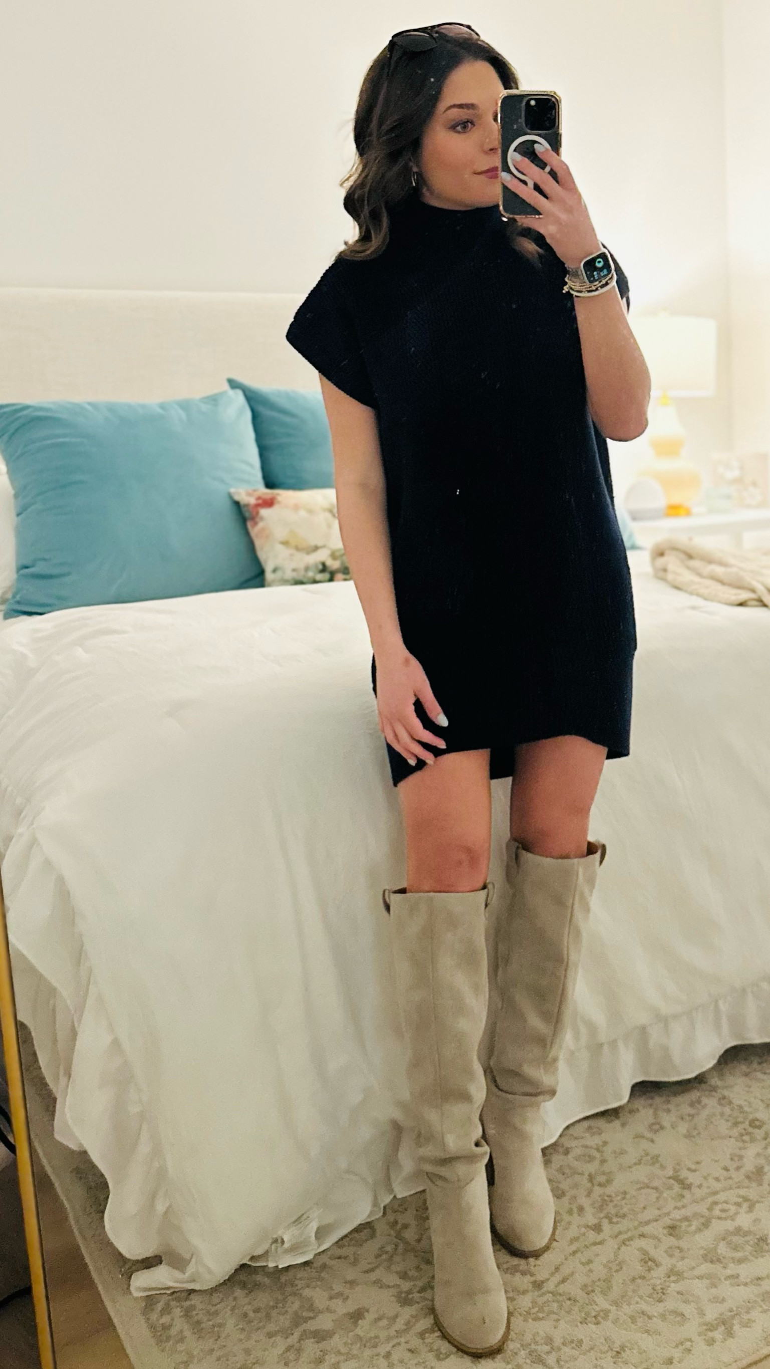 Shop my work fit! 

Wearing an XS in the Anthropologie dress! So comfy! 

I love throwing a big coat over this fit! 😍

#LTKSeasonal #LTKSaleAlert #LTKWorkwear