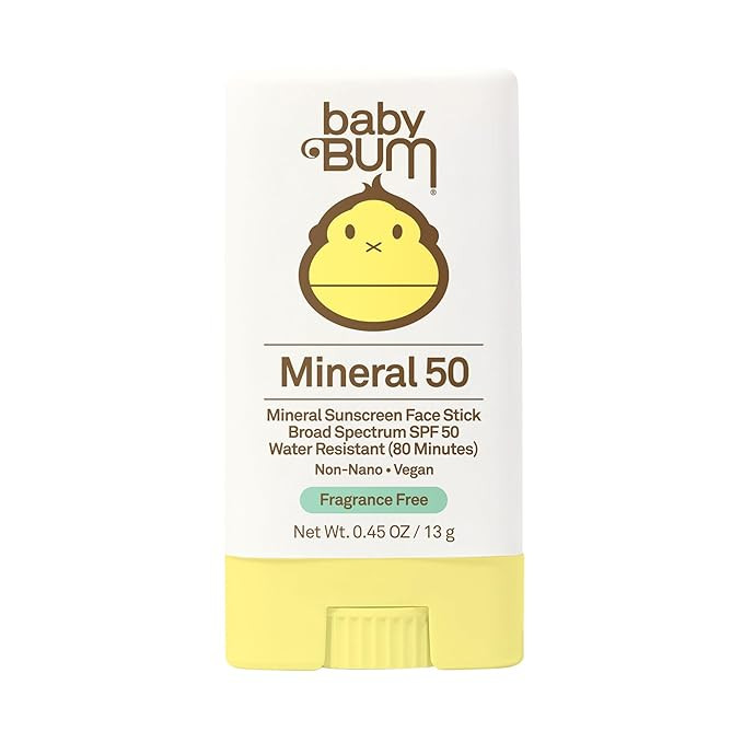 Sun Bum Baby Bum Mineral SPF 50 Sunscreen Stick - Hawaii 104 Act Compliant (Without Octinoxate & ... | Amazon (US)
