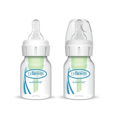 Dr. Brown's 2oz Anti-Colic Options+ Narrow Baby Bottle with Preemie Flow Nipple - 0m+ | Target