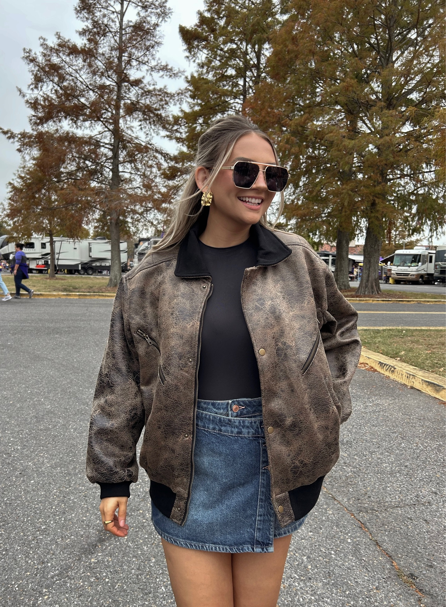 The PERFECT brown bomber jacket for fall 🍂 a MUST this season 

#LTKstyletip #LTKSeasonal #LTKHoliday