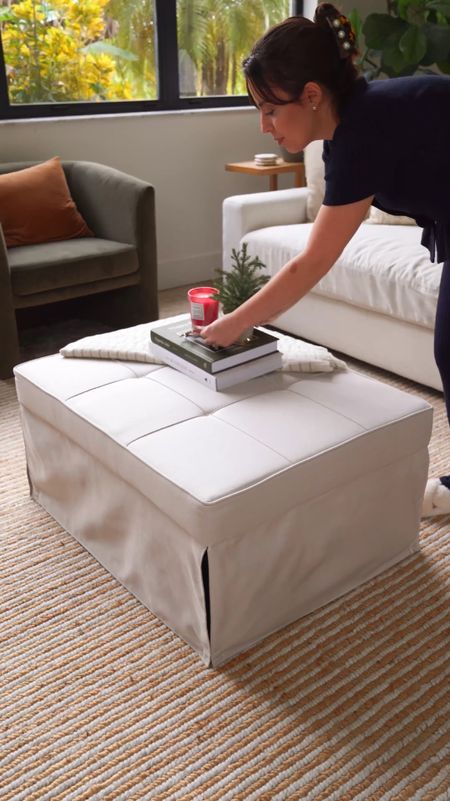 This 4-in-1 ottoman is going viral for a reason! It transforms from a comfy footrest to a guest bed, a relaxation lounger, or as an extra chair. The ultimate versatile furitner piece for small spaces, surprise sleepovers, or just kicking back. 
#livingroomessential #storagetips #homeorganization #amazonfinds

#LTKStyleTip #LTKHome #LTKSeasonal
