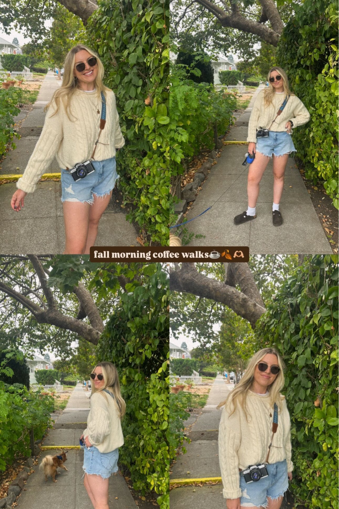 fall morning coffee walks☕️🍂🫶🏼