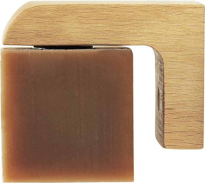 Professor Fuzzworthy Wood Air Dry Magnetic Soap Holder in-Shower Storage for Soaps & Beard Shampo... | Amazon (US)