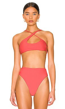 lovewave The Logan Top in Hot Coral from Revolve.com | Revolve Clothing (Global)