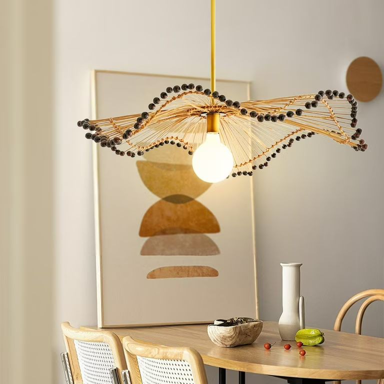 Arturesthome Art Design Rattan Pendant Light Lampshade For Living Room | Walmart (US)
