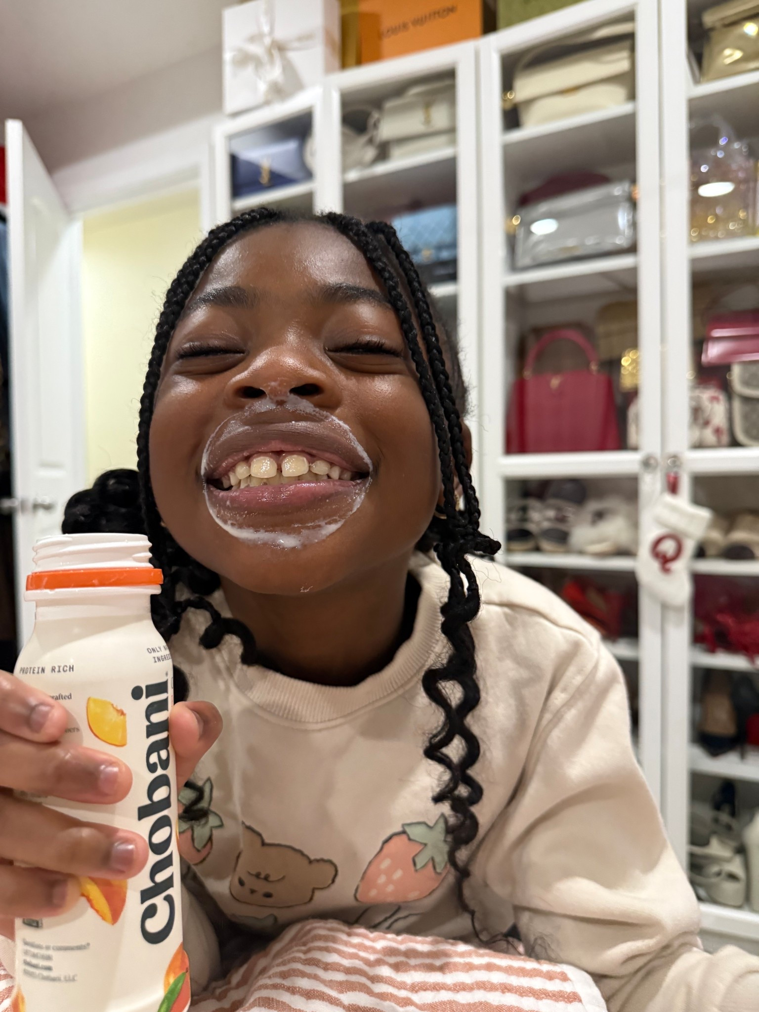 Belle and her Chobani 🤩 

#LTKmomlife #LTKHoliday
