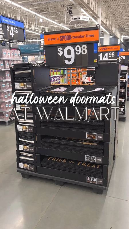 New Halloween doormats at Walmart! Ghost doormat. Witch doormat. Pumpkin doormat

walmarthalloween halloweenporch halloween #walmarthome #LTKunder50 

#LTKhome #LTKSeasonal
