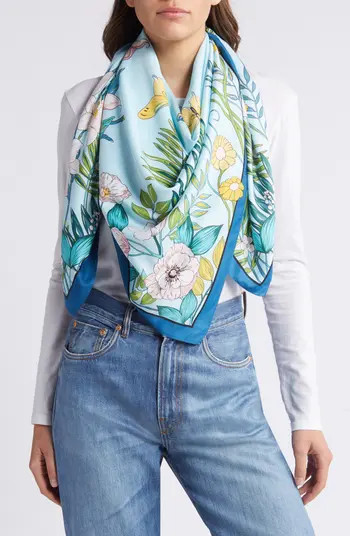 Tasha Butterfly Floral Scarf | Nordstrom | Nordstrom