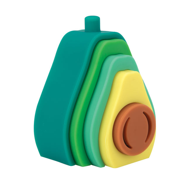 Silicone Stacking Avocado Toy | Nuby (US)