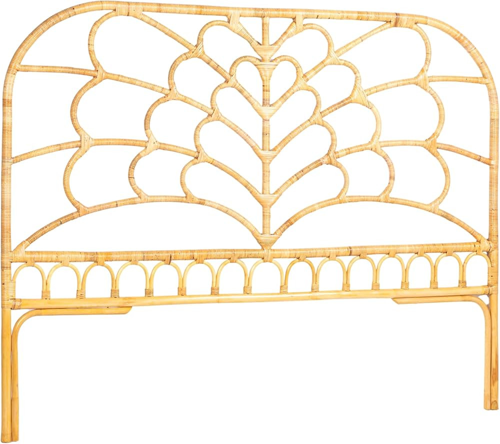 Creative Co-Op King Rattan Headboard | Amazon (US)