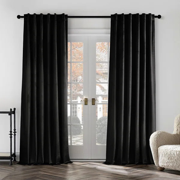 Quimby Velvet Blackout Curtain Pair | Wayfair North America