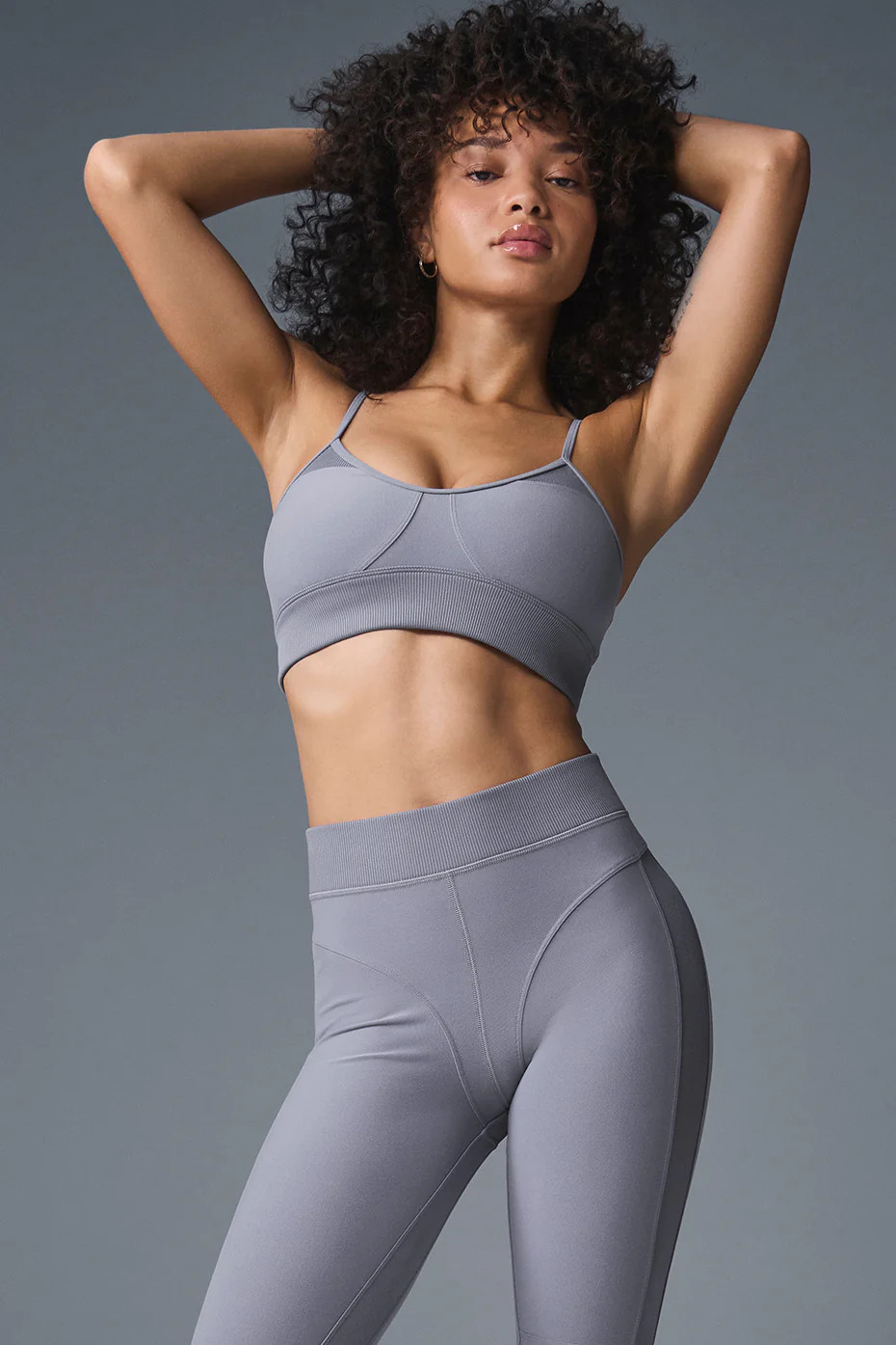 Alosoft Head Start Bra in Fog Grey, Size: XS | Alo Yoga (US)