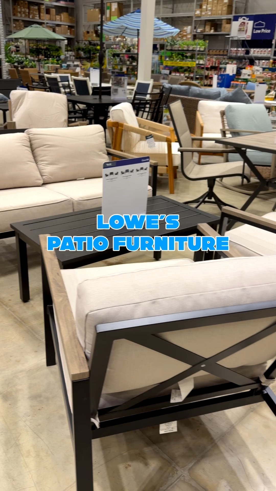 Patio furniture from Lowe’s. Conversation sets, outdoor dining tables, lounge chairs, egg chair, gazebo, pergola, umbrella, outdoor rugs

#LTKmomlife #LTKvlog #LTKSeasonal