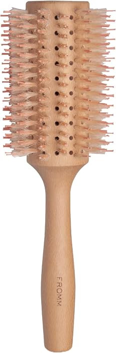 Fromm Mission Sleek 1.75" Vented Round Boar Brush for Smooth, Lustrous Blowouts Even on Frizz-Pro... | Amazon (US)