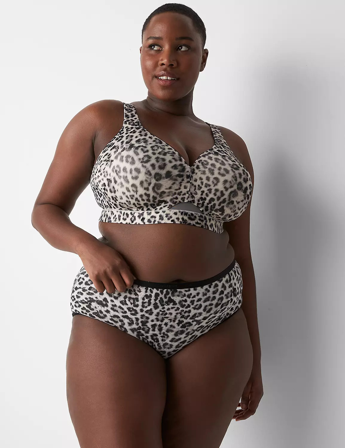 Cotton High-Leg Brief Panty | LaneBryant | Lane Bryant (US)