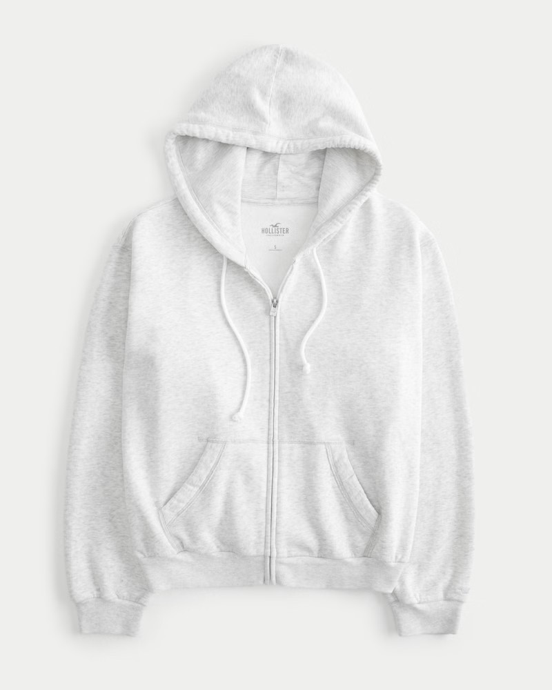 Feel Good Easy Zip-Up Hoodie | Hollister (US)