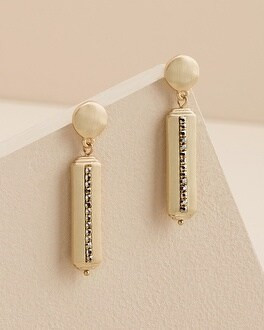 Faux Hematite Drop Earrings | Chico's
