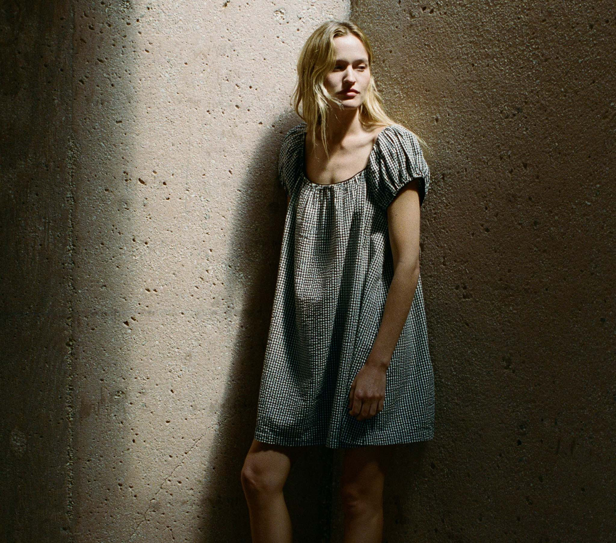 Julie Dress - La Maddalena Gingham | DÔEN | DOEN