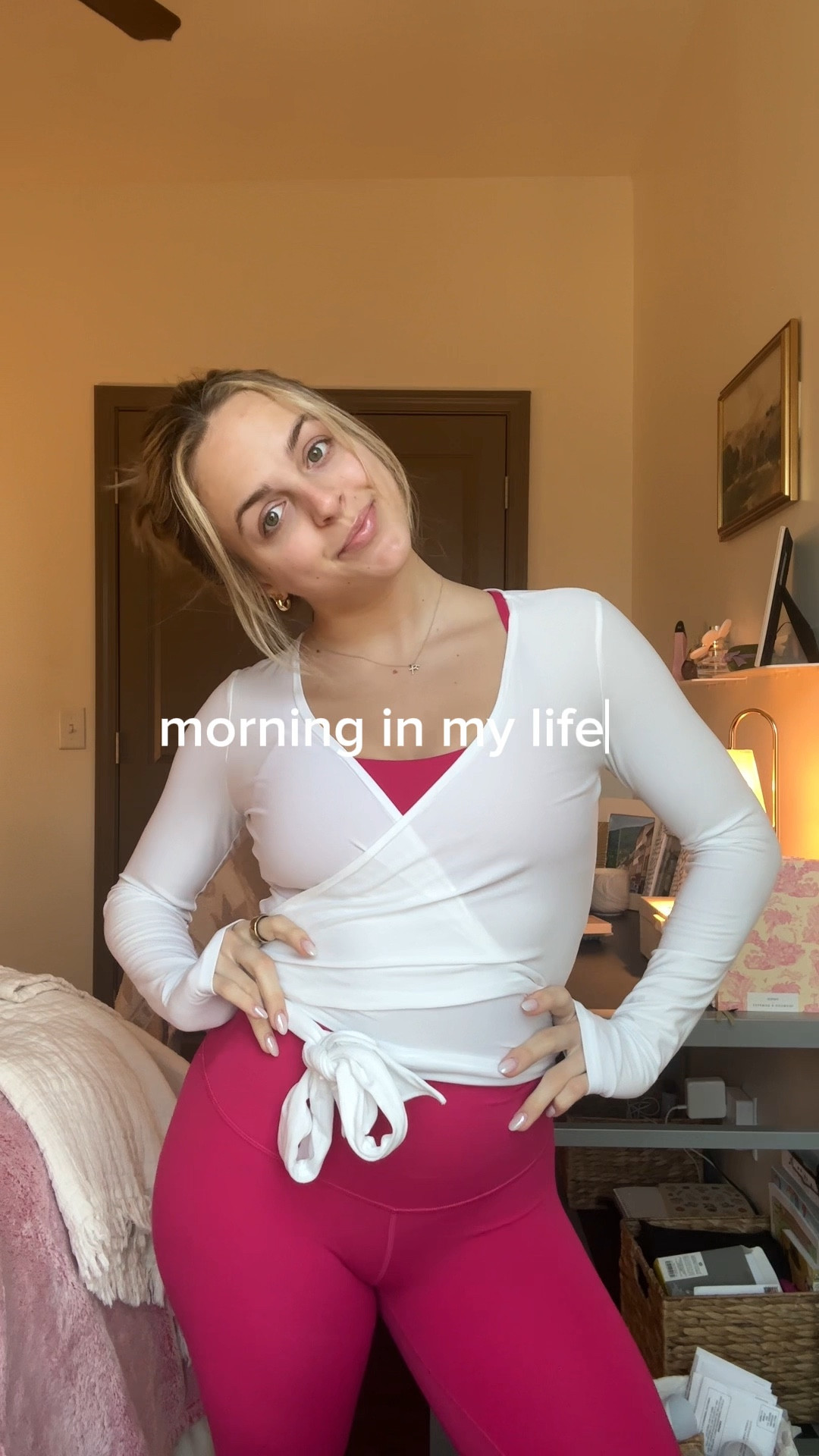 mornings consist of pilates & coffee ⚡️⚡️ This color from Lululemon is on sale now!!! Beyond Yoga Wrap Top, CRZ Yoga Lululemon Dupe, Pink Gingham Hydrojug

#LTKVideo #LTKActive #LTKsalealert