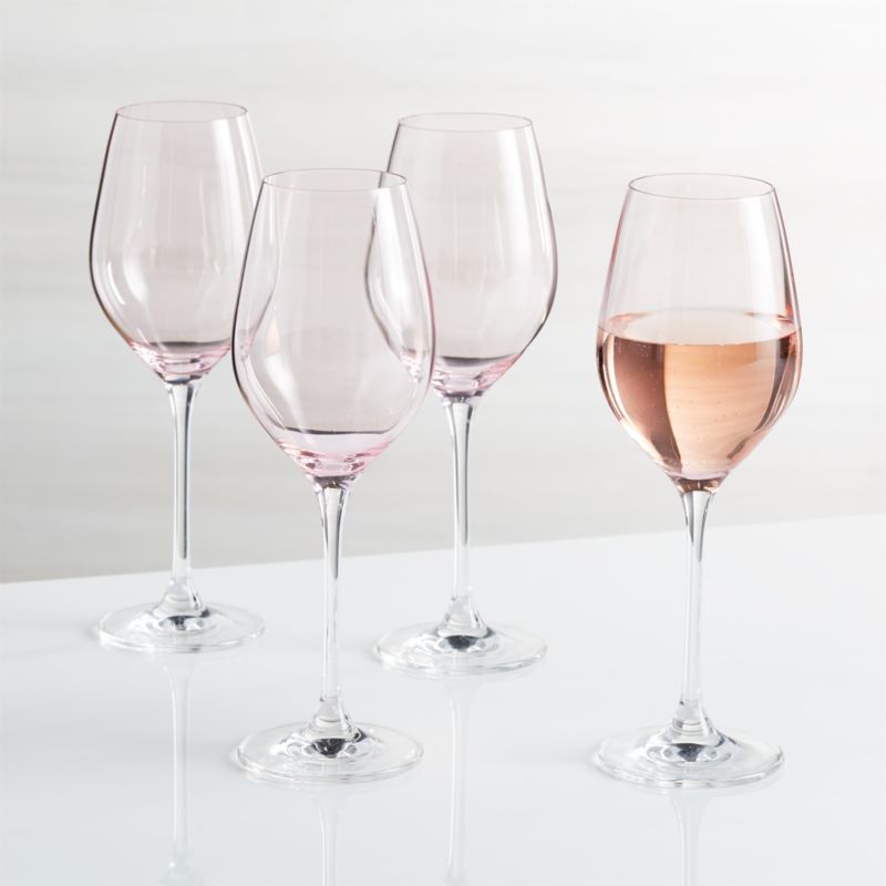 Rosé Wine Glass, Set of 4 + Reviews | Crate and Barrel | Crate & Barrel