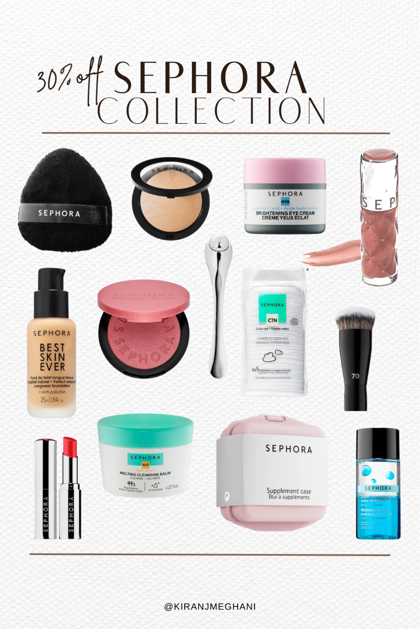 30% off Sephora collection!

Sephora sale | Sephora foundation | makeup tools | makeup sale | organizers | face cream | moisturizers | lipsticks | cotton swabs | lip gloss | blush | eye tools | face tools 

#LTKsalealert #LTKBeautySale #LTKU
