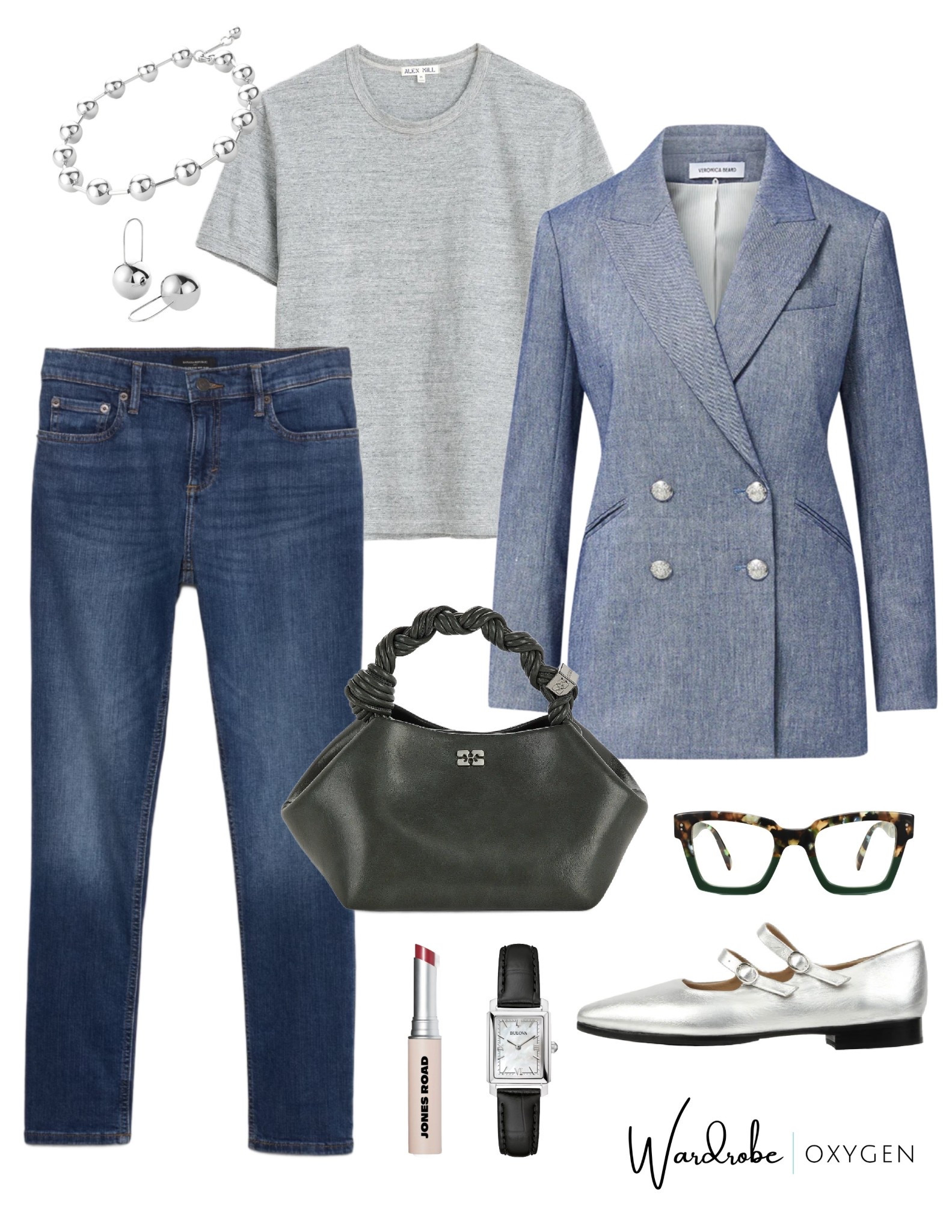 The ankle jean is back this summer and fall. How to style ankle jeans is to create balance and add modern touches so you don't look stuck in the last decade. Here are my picks for how to style an oversized blazer and silver chrome Mary Jane flats. Create a modern touch to this classic cut of denim for a look great for women over 40 in 2025 and beyond.

#LTKOver40 #LTKMidsize #LTKSeasonal