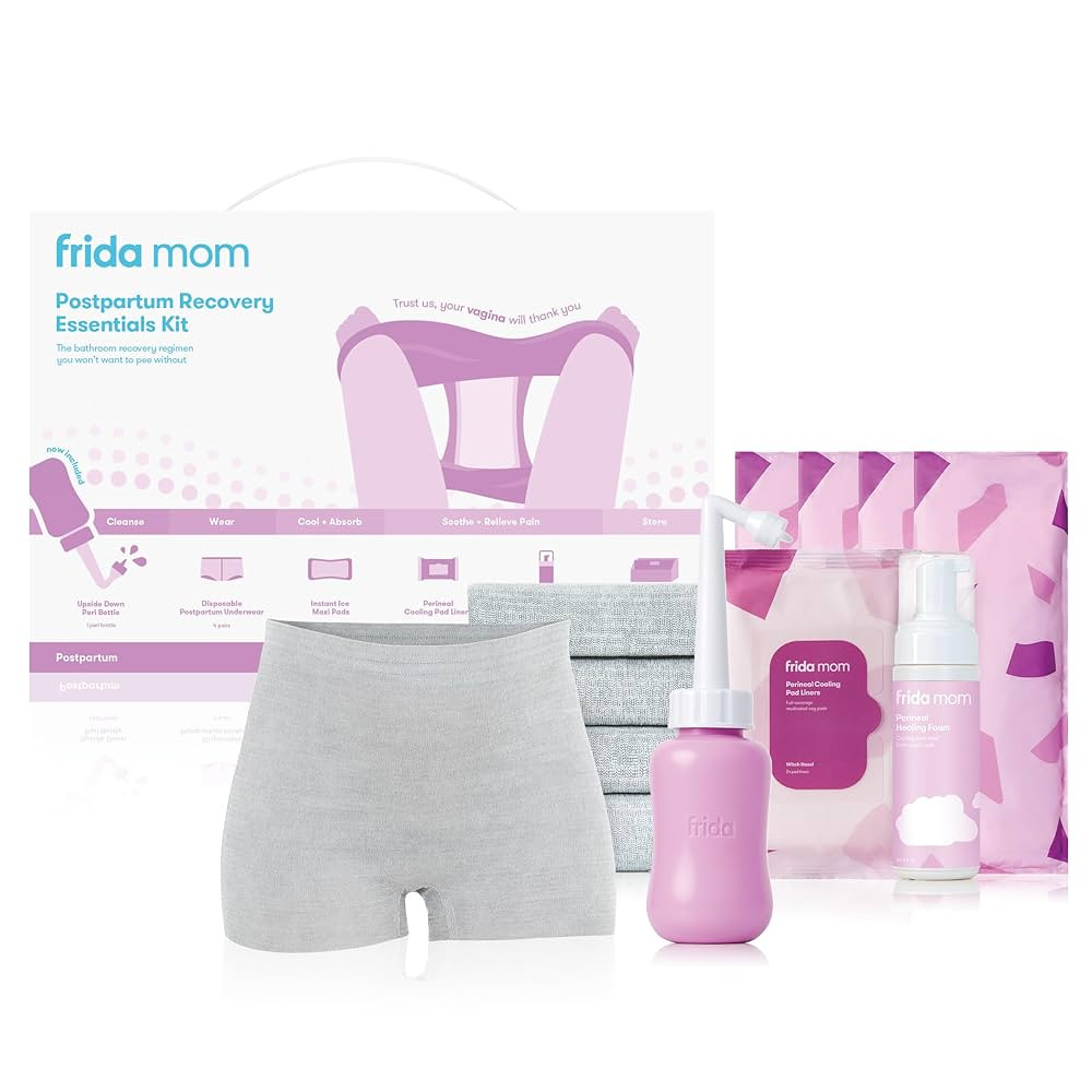 Frida Mom 11pc Postpartum Essentials Kit Gift Set, Hospital Bag Must Haves for New Mom, Includes ... | Amazon (US)