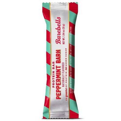 Barebells Peppermint Bark Single Protein Bar - 55gms - 20gms Protein | Target