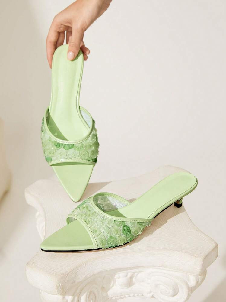 CUCCOO CHICEST Pre-Pointed Toe Stiletto High Heel Sandals For Women, Versatile | SHEIN