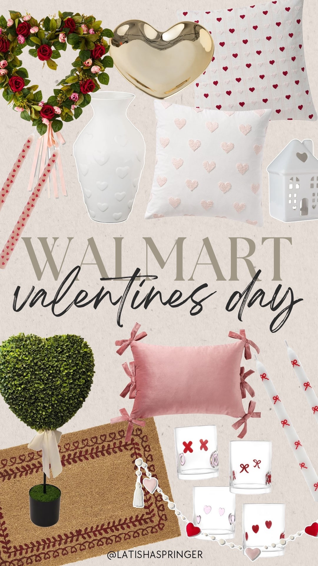 Walmart Valentine’s Day decor finds!

#walmarthome

Walmart home. Walmart finds. Walmart Valentine’s Day decor. Chic Valentine’s Day decor. Vday home decor. Vday decor finds. Affordable Valentine’s Day decor  

#LTKSeasonal #LTKFindsUnder100 #LTKHome