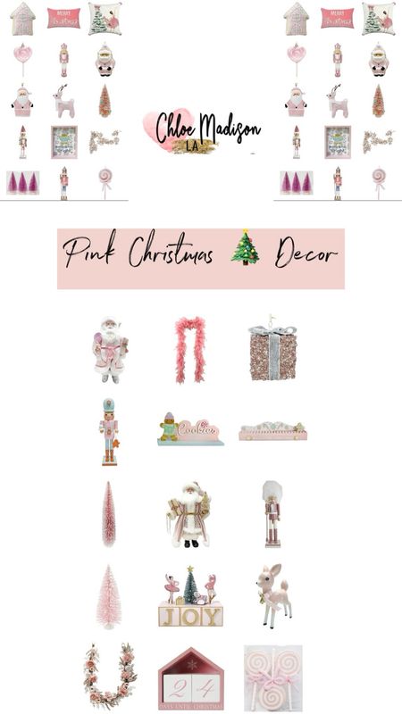Pink Christmas decor 

#LTKHolidaySale #LTKHoliday #LTKSeasonal