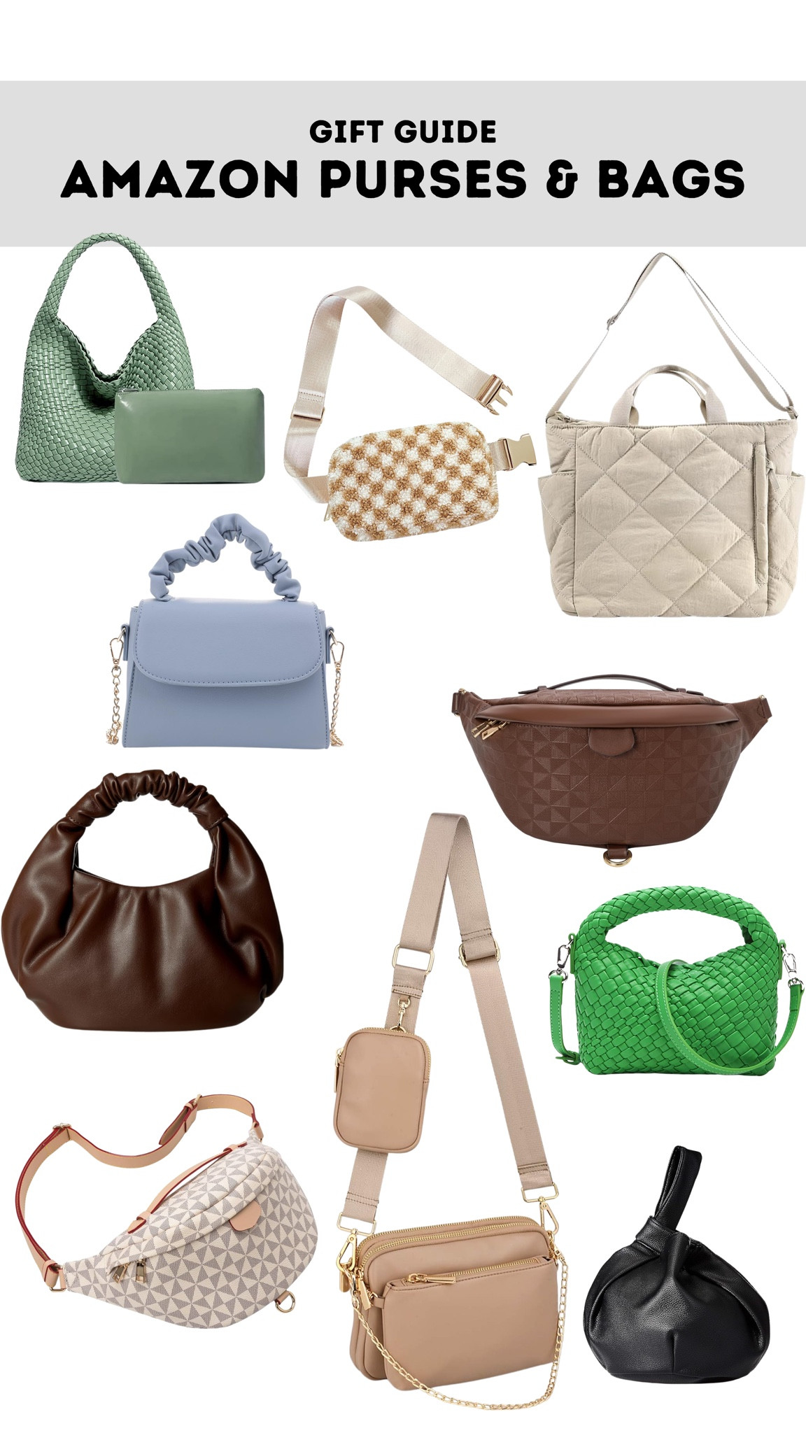 Cost effective and quick shipping for last minute gift ideas for the girlies in your life!

Bags, totes, crossbody, mini purse, Fanny packs & belt bags — all on Amazon



#LTKitbag #LTKfindsunder50 #LTKGiftGuide