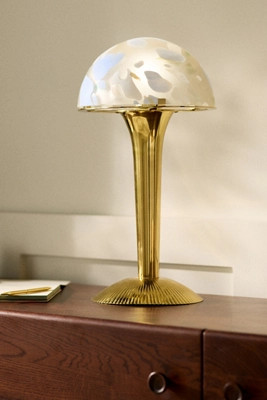 Merve Kahraman Cabinet of Curiosities Mushroom Glass Table Lamp | Anthropologie (US)