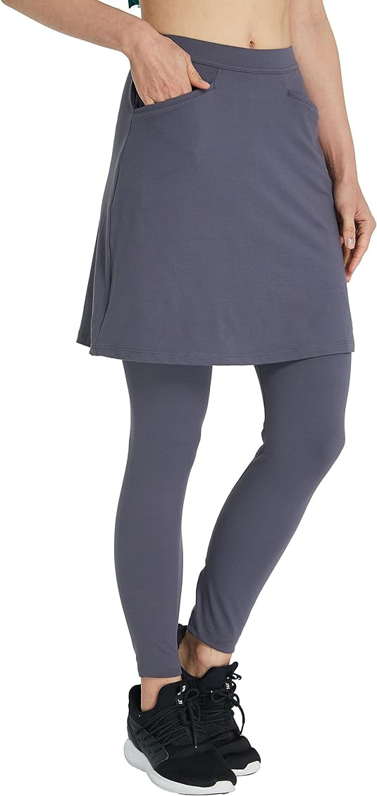 alvon Skirt with Leggings Attached for Women Golf Skirts with Leggings Modest Skirt Leggings Tenn... | Amazon (US)