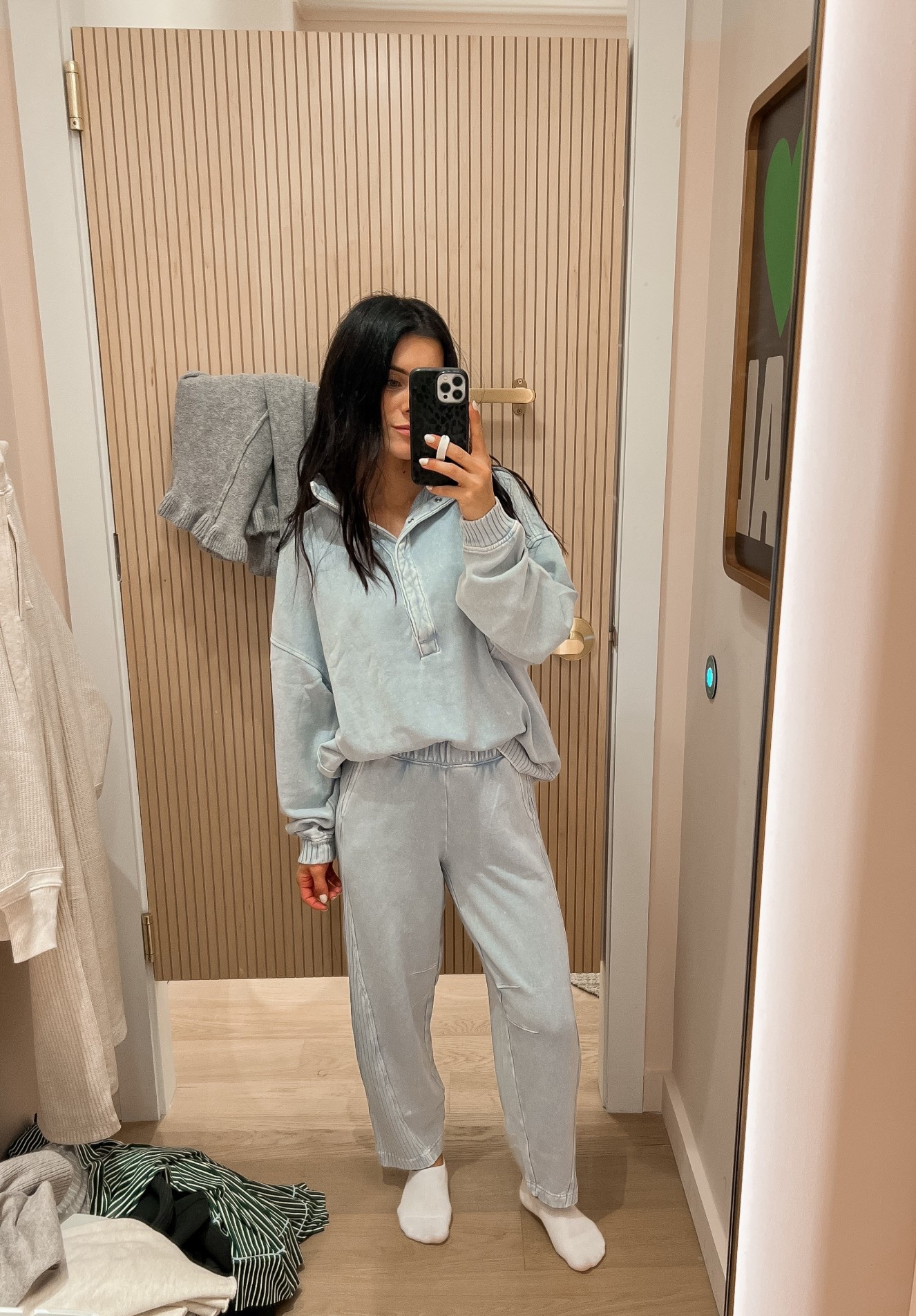 Xs in both (5’4” for reference) 
Loungewear. Casual ootd  

#LTKmomlife #LTKSaleAlert #LTKActive