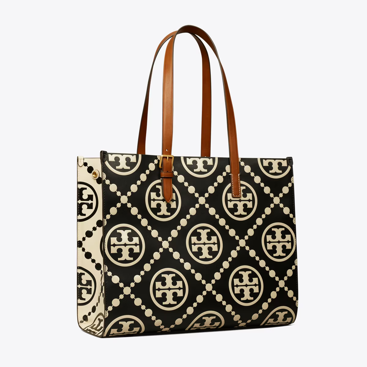 T Monogram Contrast Embossed Tote: Women's Handbags | Tote Bags | Tory Burch UK | Tory Burch (US)