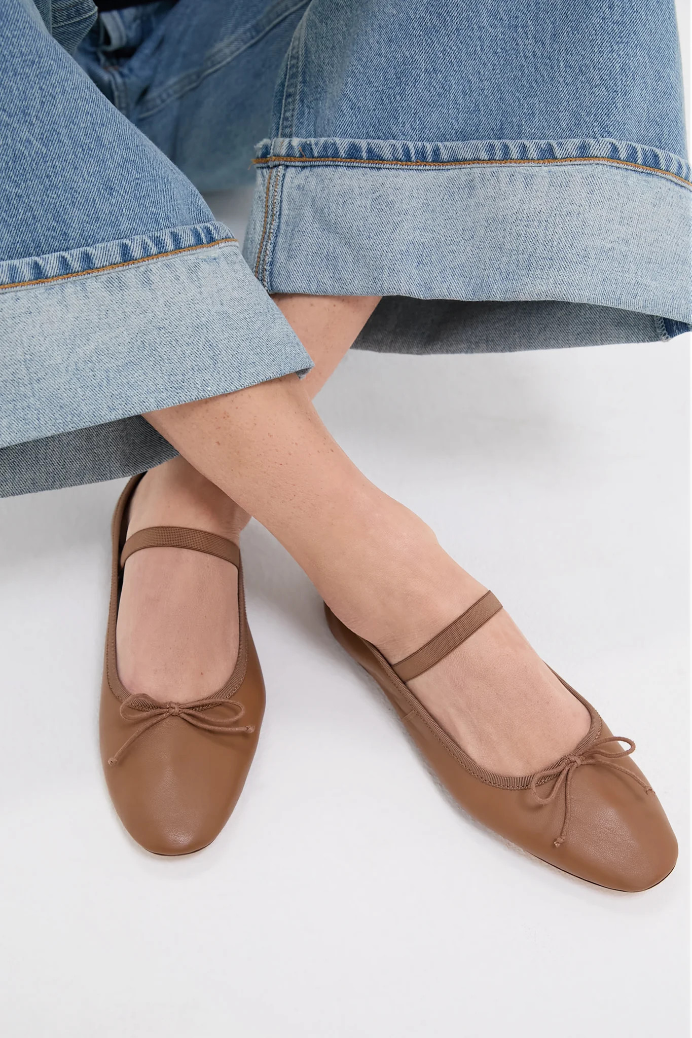 Safari Nappa Leonie Soft Ballet Flats | Tuckernuck (US)