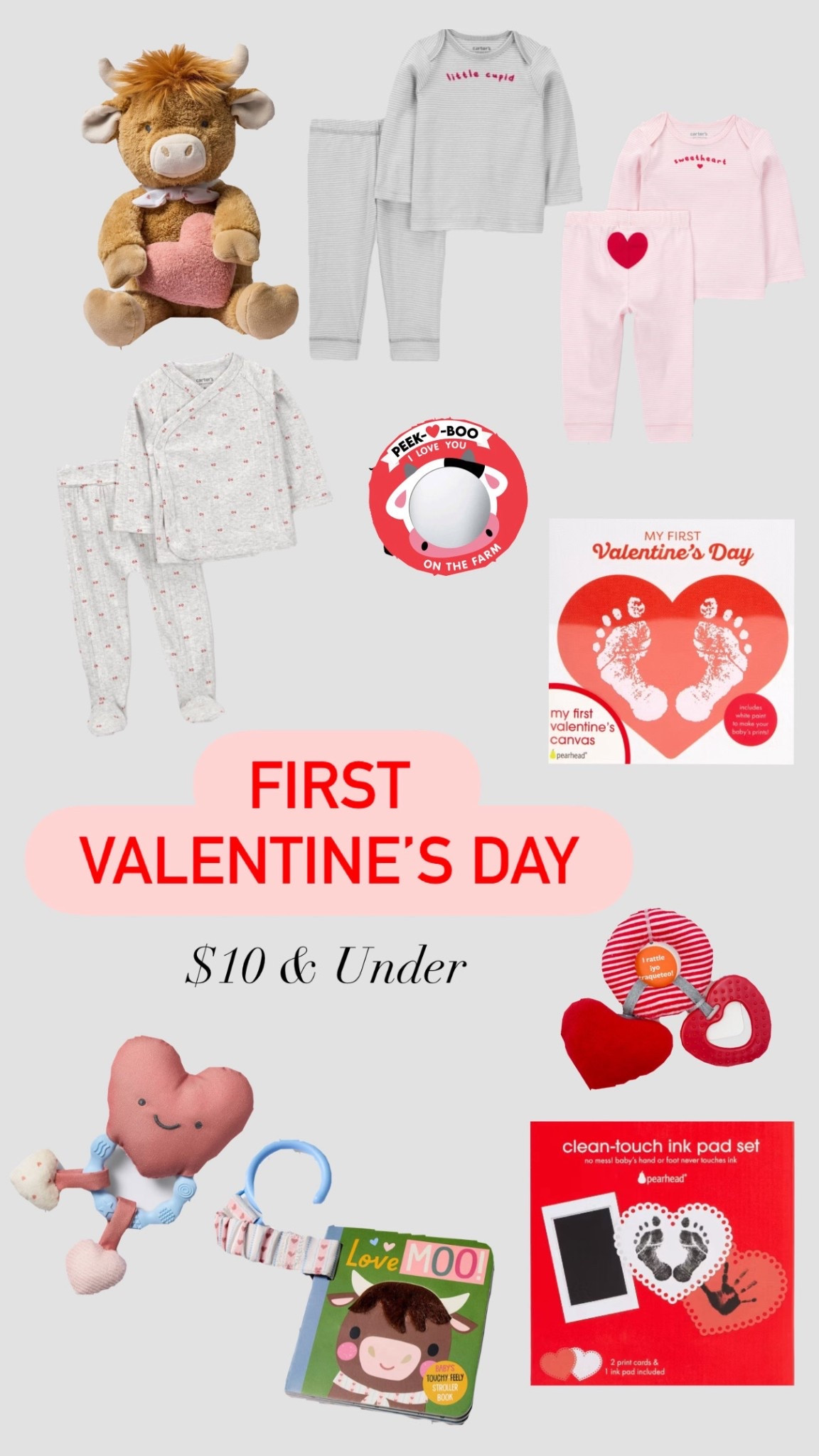 All the best finds for your little one’s first Valentine’s Day ❤️
$10 & under outfits, toys, & books!

#FirstValentinesDay #BabyValentine #FindsUnder10 #Carters #SaleAlert #ValentinesDayGiftsForBaby #ValentinesDayGifts #BabysFirst #NewMom #Toddler

#LTKBaby #LTKKids #LTKValentine