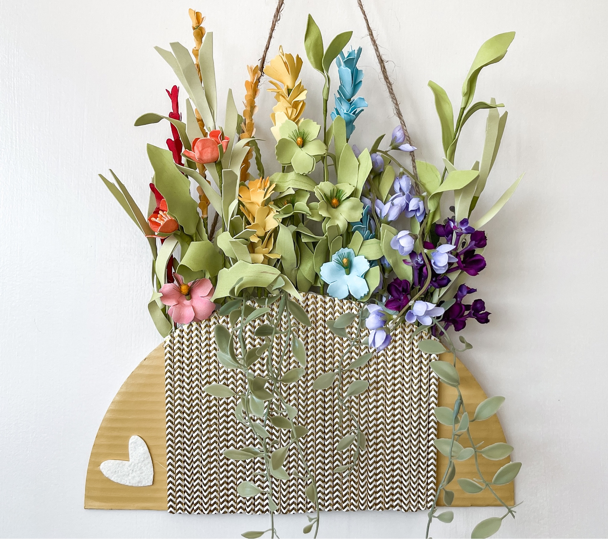 Paper straw packs for this fun wall hanging!

#LTKhome