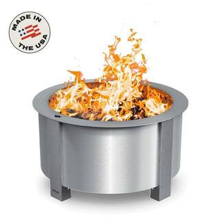 X Series 24 Smokeless Fire Pit - Heavy-Gauge Steel Material - Compatible w/ Cooking and Grilling ... | The Home Depot
