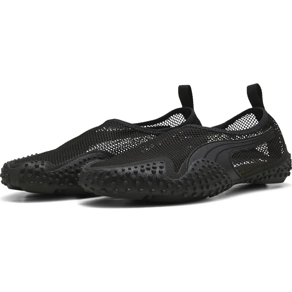 PUMA Gender Inclusive Mostro Flex Mesh Slip-On in Puma Black at Nordstrom, Size 4.5 | Nordstrom