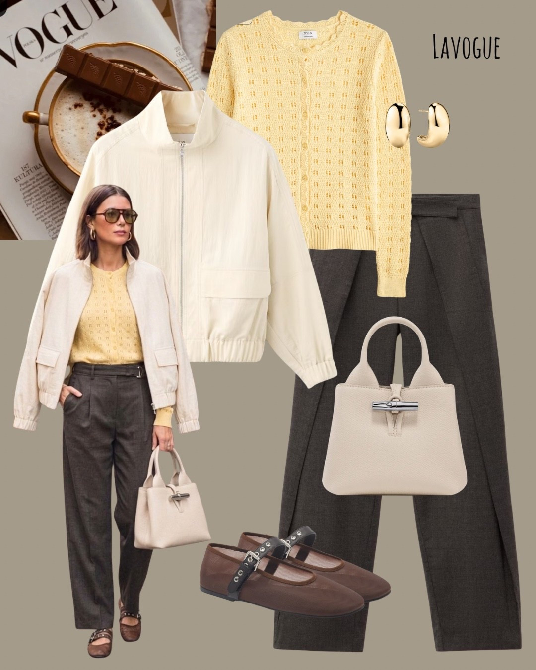 Soft layers with a pop of color 💛
Cream bomber over a yellow cardigan, styled with brown pants. Finished with a cream bag and mesh Mary Jane’s for a chic, playful touch.
Shop Below 👇🏼 

#LTKStyle #SpringLayers #NeutralStyle

#LTKWorkwear #LTKSeasonal #LTKootd